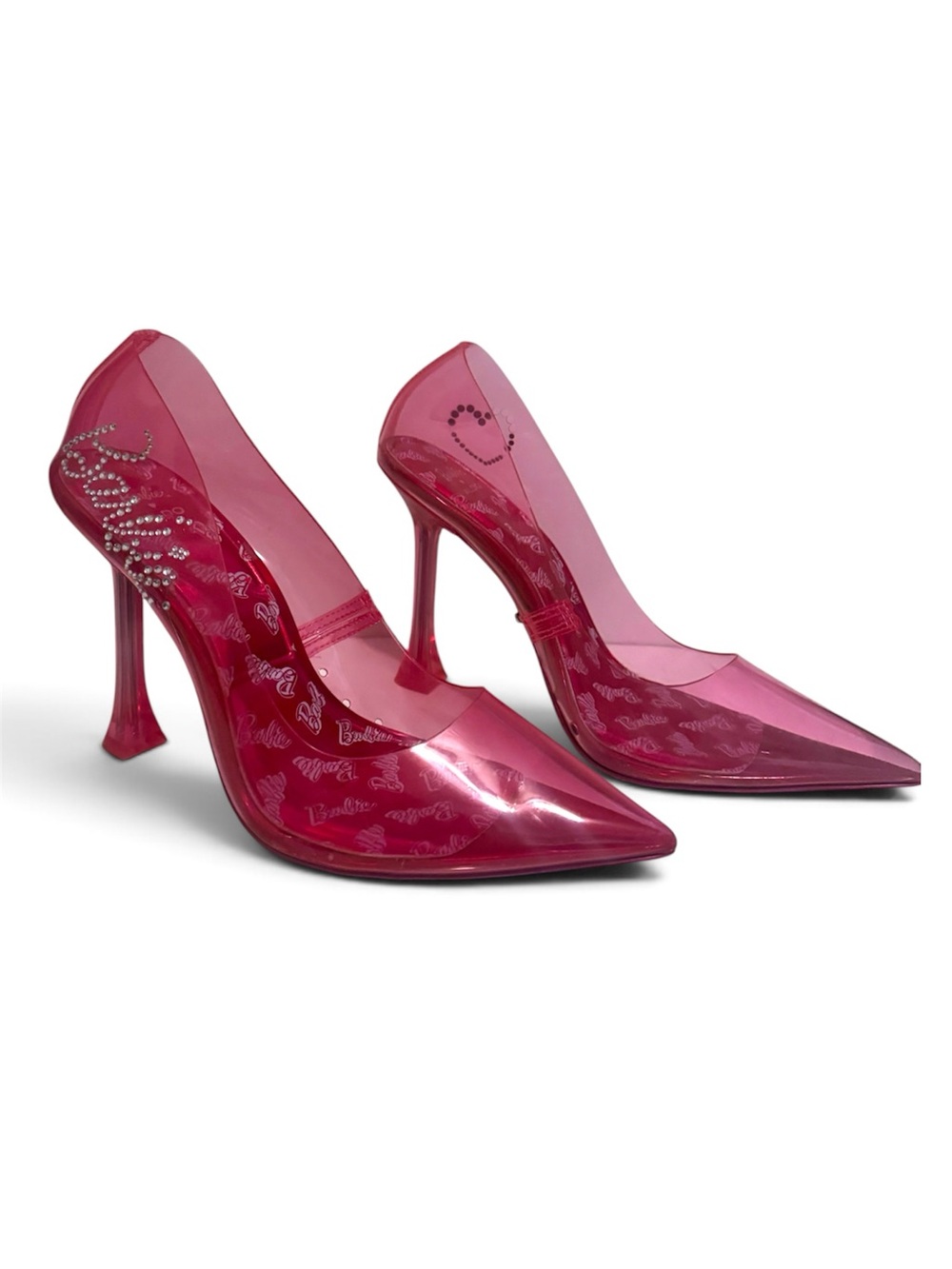 ALDO x Barbie Barbiestessy Pink Rhinestone Heels Barbiecore Y2K
